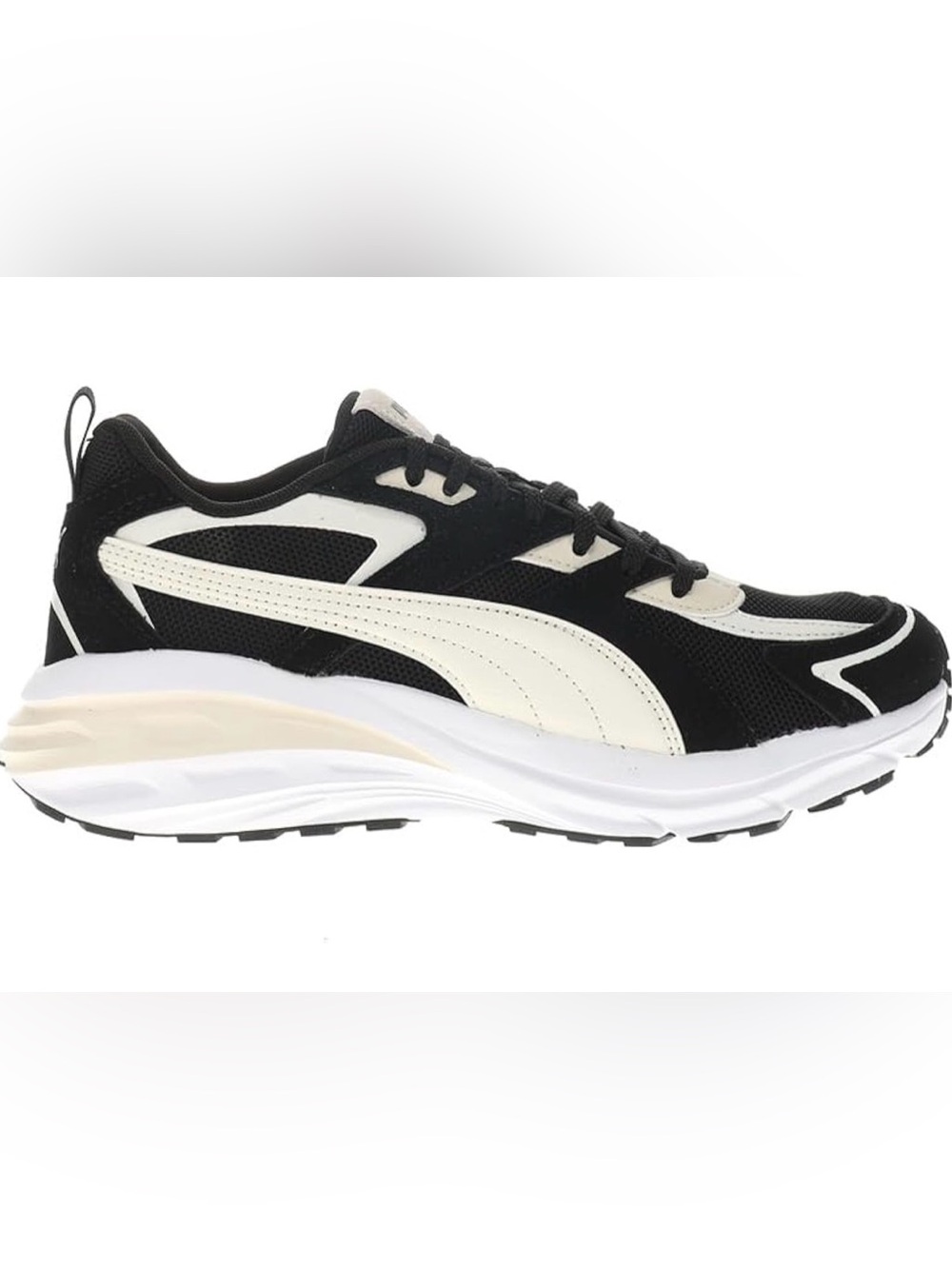 Women’s Puma Hypnotic LS Black/White Low-Top Sneakers Size 8.5